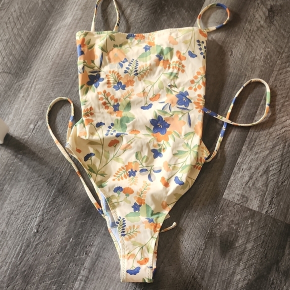 Rebecca Taylor Phoenix Fleur Combo Bathing Suit Size XS $250 - Picture 5 of 6